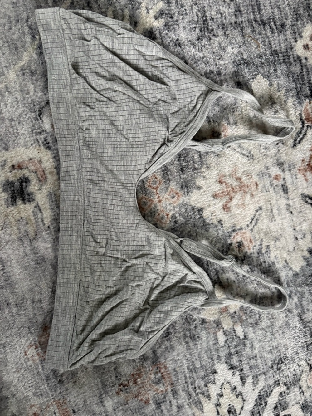 Aerie Seamless Ribbed Grey Bralette - Comfortable Everyday Support